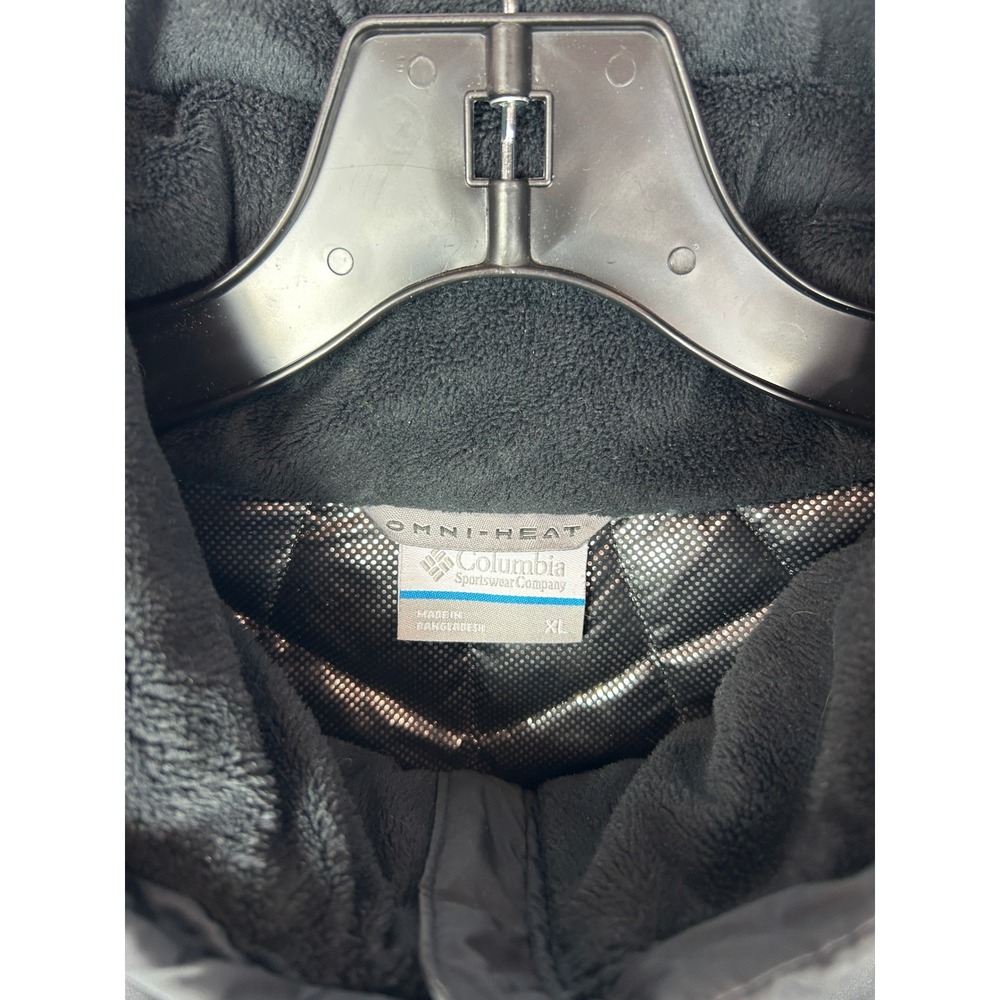 Columbia Heavenly Hooded Jacket Black Omni-Heat Polyester Puffer Quilted XL - Picture 6 of 10
